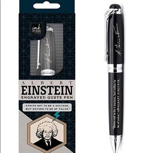 Albert Einstein Literacy Quote Collectible Pen